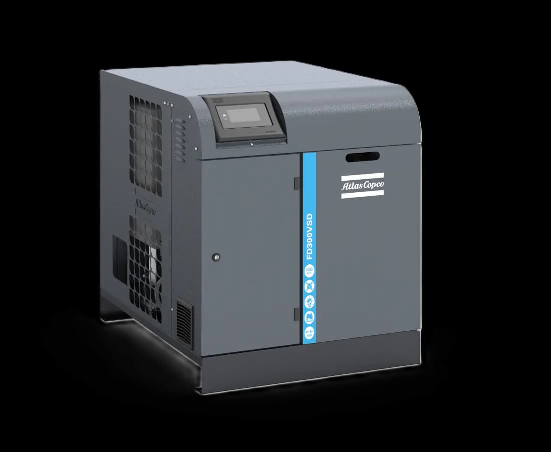 Kältetrockner FD300VSD für die Druckluftaufbereitung von Kunst Drucklufttechnik